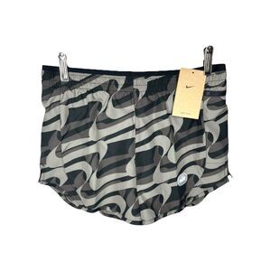 NWT Nike Dri-FIT Icon Clash Tempo Luxe Shorts sz S * Black Gray Running Swoosh